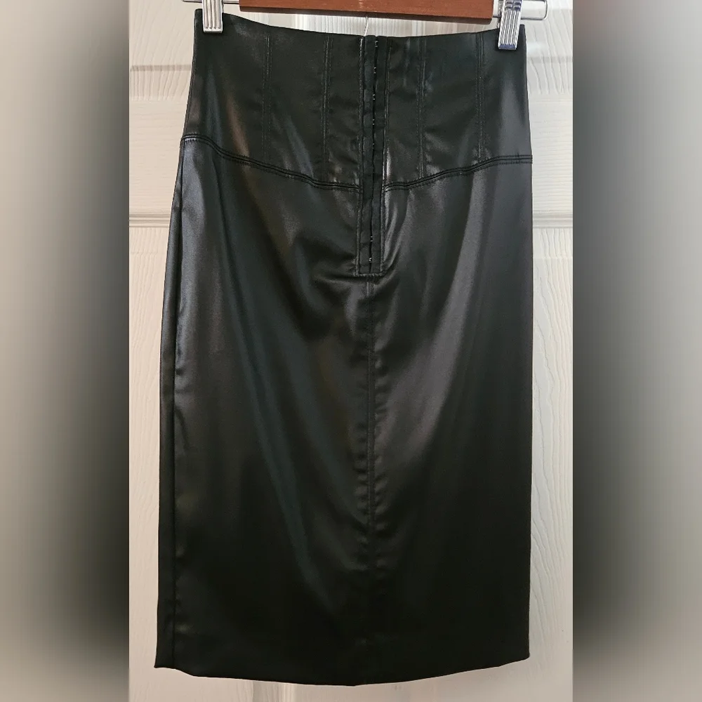 Guess By Marciano Faux Leather Skirt